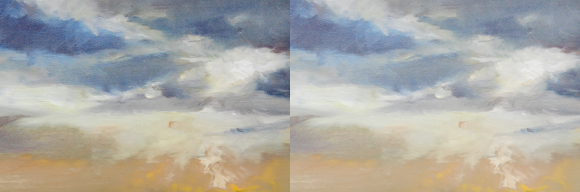 Jiri Kucera, Horizontal Landscape, oil on canvas, 35 cm x 45 cm